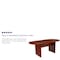 Flash Furniture Oval 35" W, 72" L, 29.5" H, Laminate Top, Red GC-TL1035-CHR-GG - alternate 10